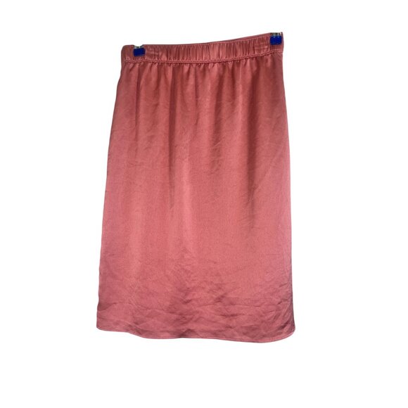 Abercrombie Kid Skirt Pink 15 Wrap Satiny Chic Preppy Classic Retro Boho Hippie - Picture 4 of 7